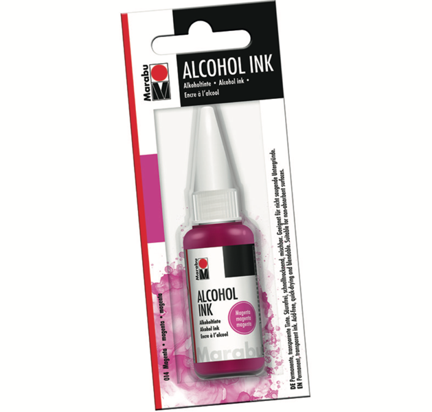 Tinte uz spirta bāzes Marabu 20ml 014 magenta blisterī