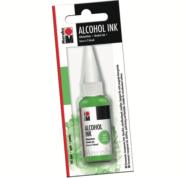Tinte uz spirta bāzes Marabu 20ml 158 apple blisterī