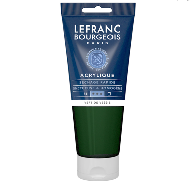 Akrila krāsa LB Fine 200ml 552 sap green