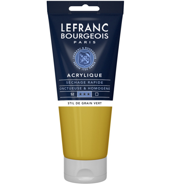 Akrila krāsa LB Fine 200ml 730 stil de grain green