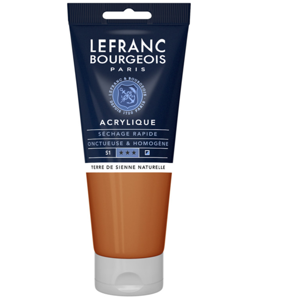 Akrila krāsa LB Fine 200ml 482 raw sienna