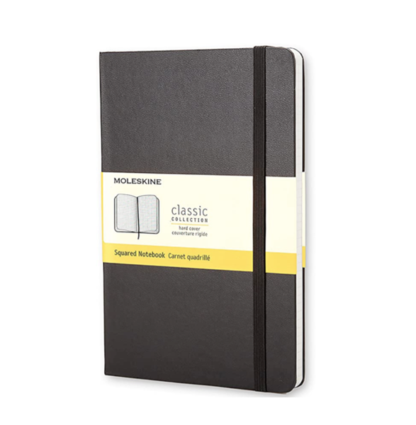 Moleskine A6 blociņš / rūtiņu