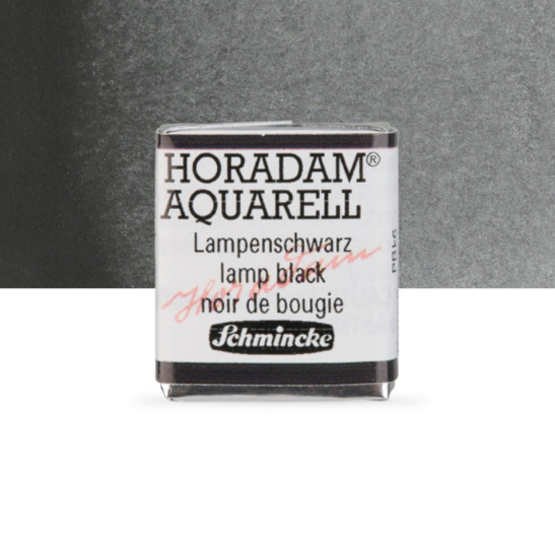 Schmincke Horadam: lamp black, 1/2 pan