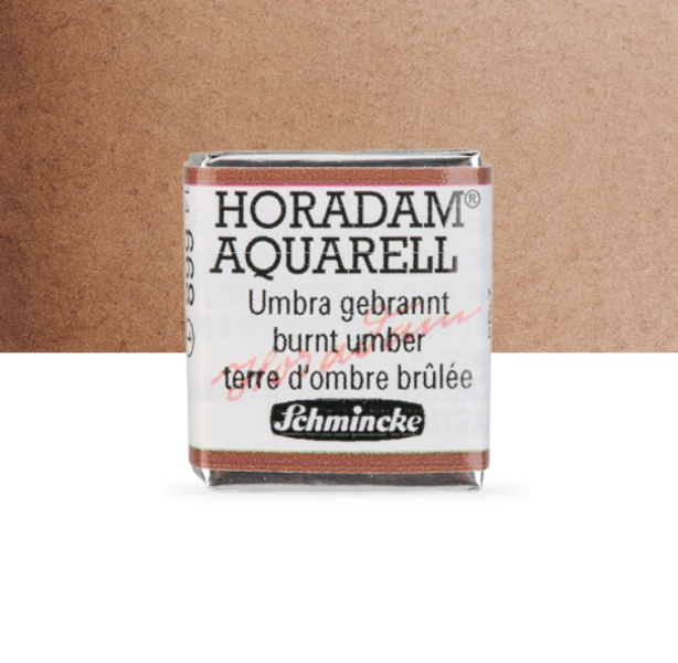 Schmincke Horadam: burnt umber, 1/2 pan