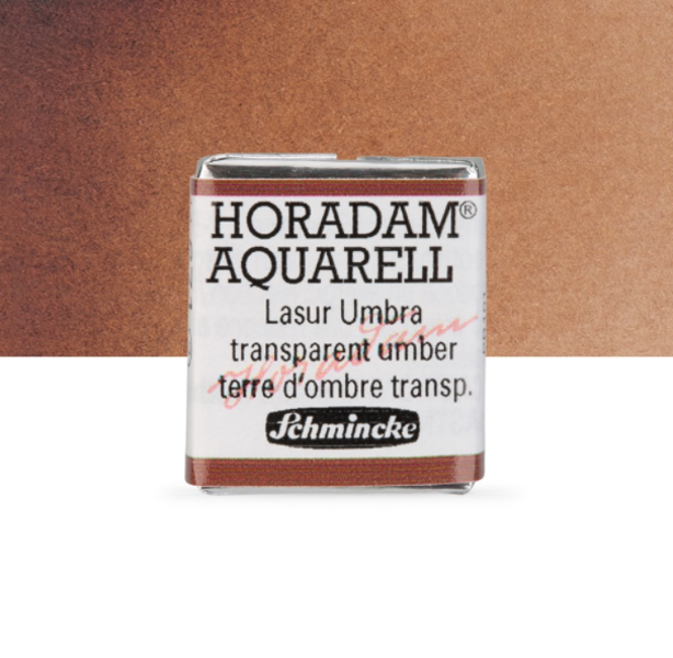 Schmincke Horadam: transparent umber, 1/2 pan