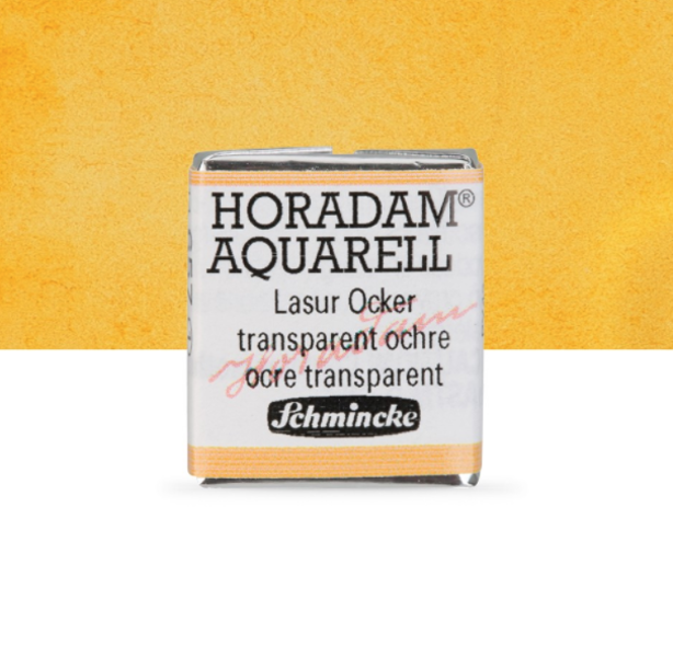 Schmincke Horadam: transparent ochre 1/2 pan