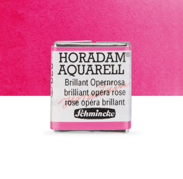 Schmincke Horadam: brilliant opera rose, 1/2 pan