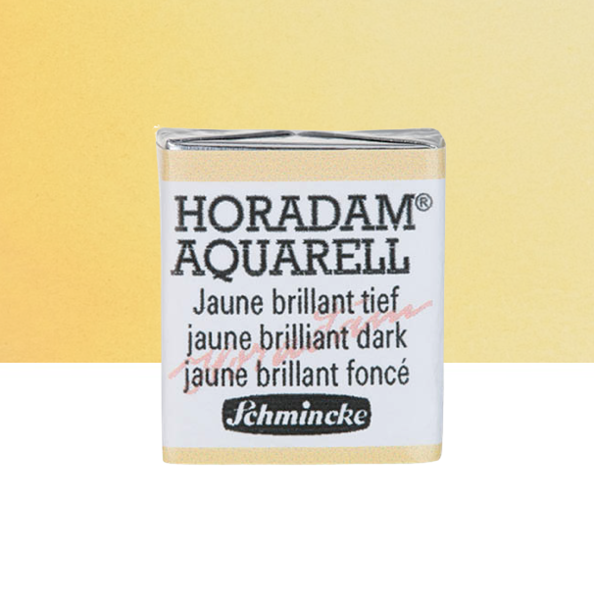 Schmincke Horadam: jaune brilliant dark, 1/2 pan