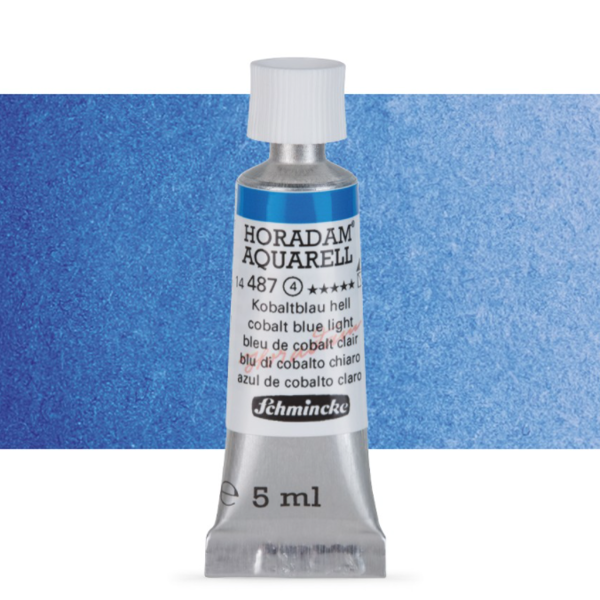 Schmincke Horadam: cobalt blue light