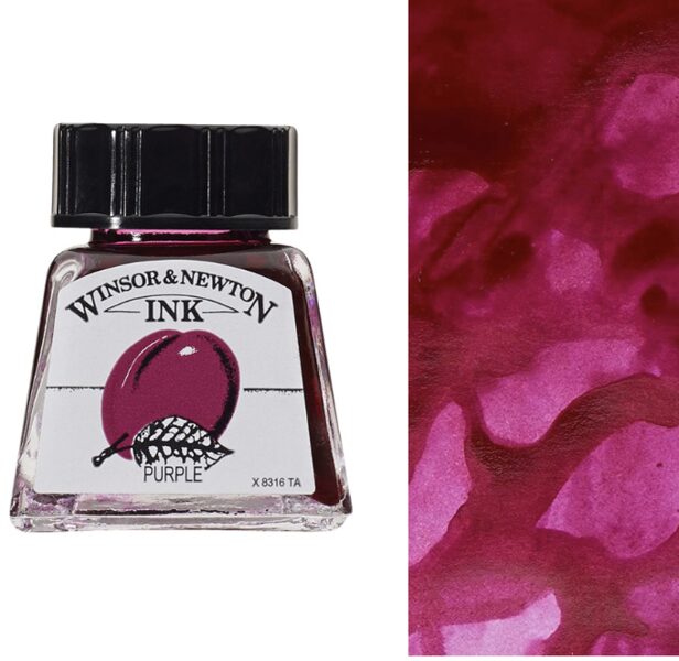 Winsor & Newton INK, 14ml 542 purple