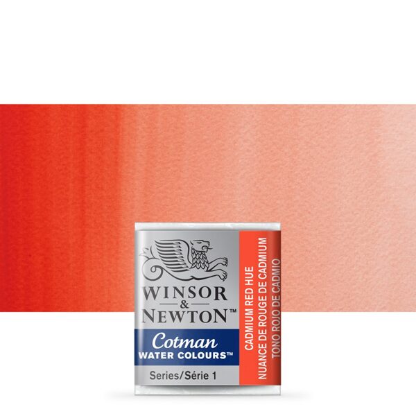Winsor&Newton Cotman: cadmium red hue 1/2 pan