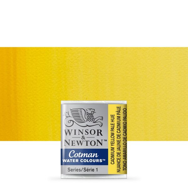 Winsor&Newton Cotman: cadmium yellow pale hue 1/2 pan