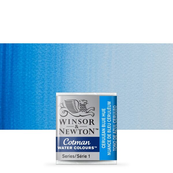 Winsor&Newton Cotman: cerulean blue hue 1/2 pan