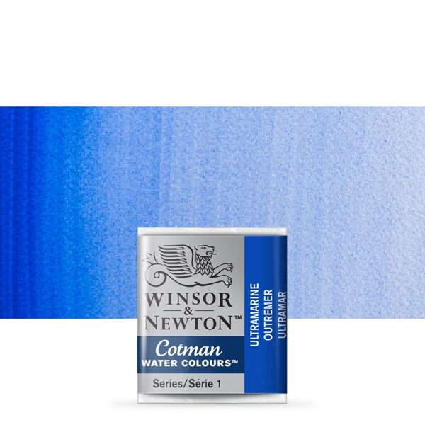 Winsor&Newton Cotman: ultramarine 1/2 pan