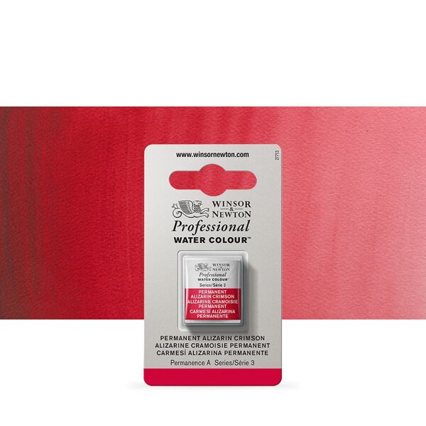 Winsor&Newton Professional: permanent alizarin crimson, 1/2 pan