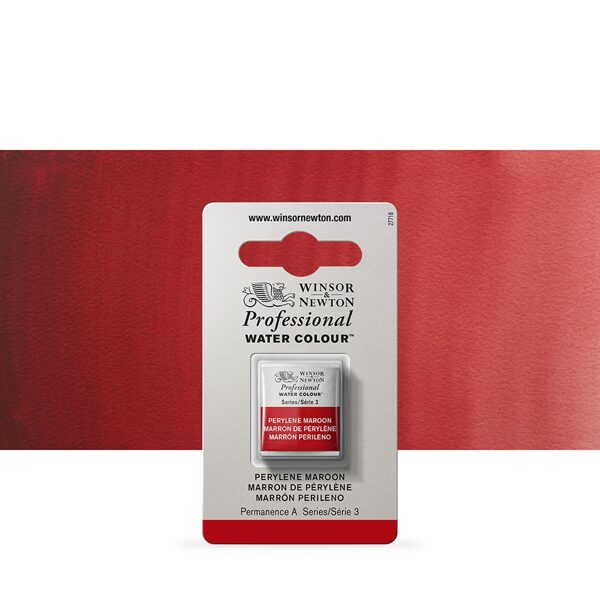 Winsor&Newton Professional: perylene maroon, 1/2 pan