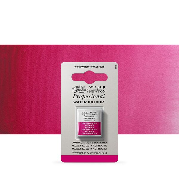 Winsor&Newton Professional: quinacridone magenta, 1/2 pan