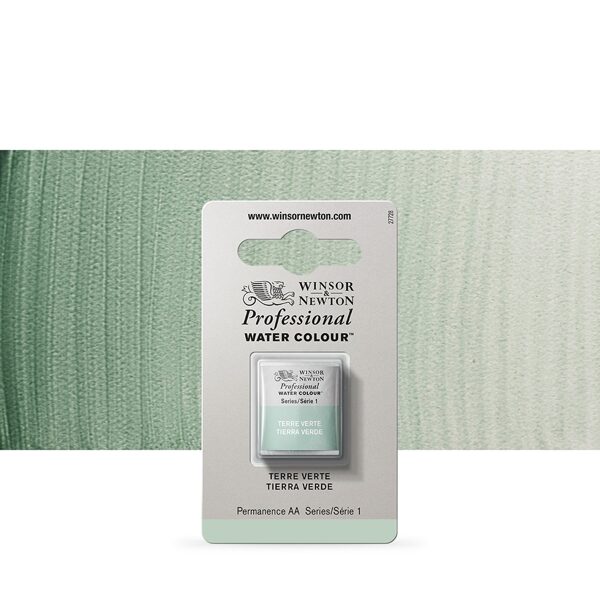 Winsor&Newton Professional: terre verte, 1/2 pan