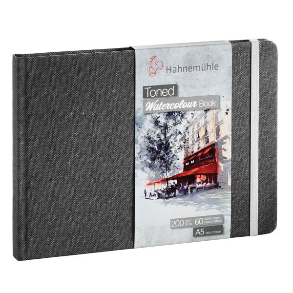 Blociņš akvareļiem Hahnemuhle TONED: grey A6