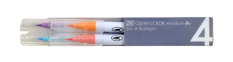 ZIG Clean Colour 4 flomāsteru komplekts